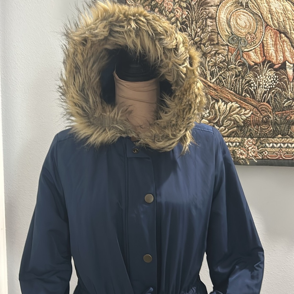 Copper Key Blue Hooded Jacket. Size M - Picture 6 of 17